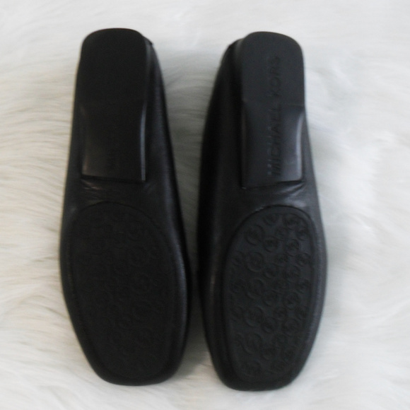 Michael Michael Kors Black Leather Flats - Picture 3 of 9